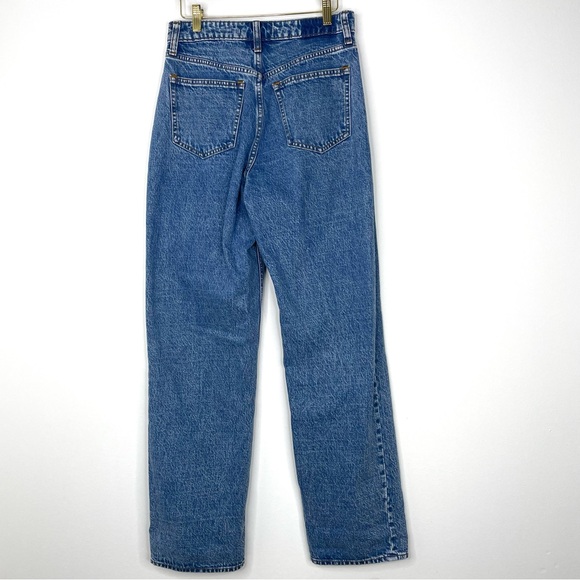 Abercrombie & Fitch Curve Love High Rise Loose Jean Medium Size 27 Size 4 Long - Picture 5 of 12